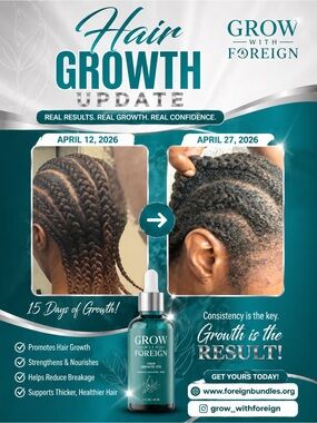 Reign Hair Growth Oil โ Teal and Silver Bottle